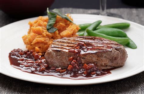 fillet-steak-with-red-wine-sauce-dinner image