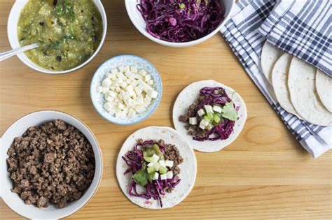 ground-beef-tacos-with-homemade-salsa-verde-meal-kit image