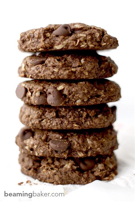 double-chocolate-chip-coconut-cookies-vegan image