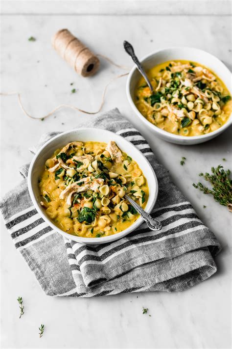 turkey-soup-with-pasta-and-swiss-chard-cravings image