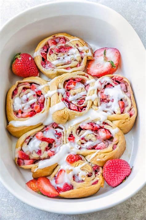 easy-strawberry-cinnamon-rolls-oven-or-slow-cooker image