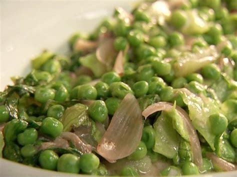 braised-lettuce-and-peas-recipes-cooking-channel image