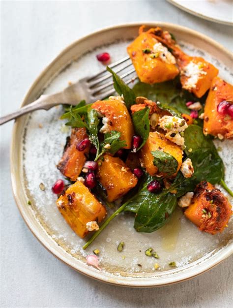 butternut-squash-salad-with-harissa-and-feta image