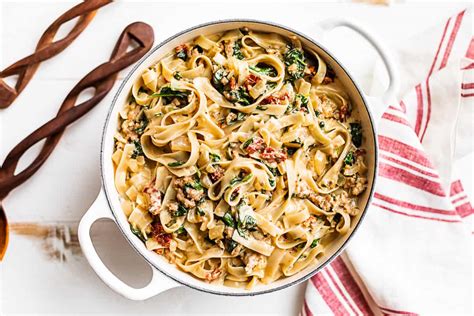 creamy-tuscan-sausage-pasta-get-inspired-everyday image
