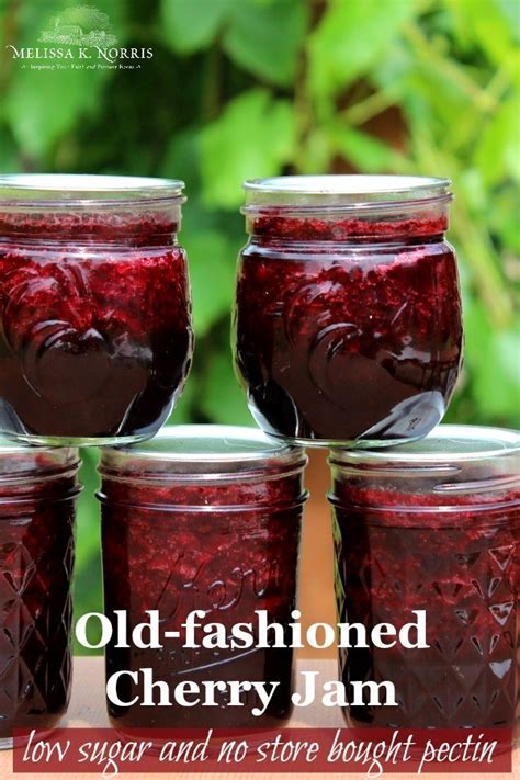 cherry-jam-recipe-without-pectin-and-low-sugar image