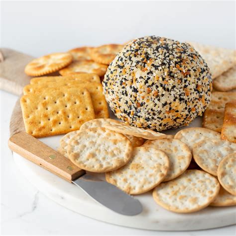 everything-bagel-cheese-ball-recipe-eatingwell image
