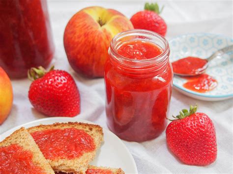 strawberry-peach-jam-carolines-cooking image