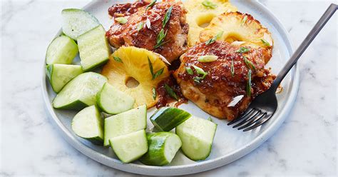 pineapple-korean-chicken-thighs-recipe-purewow image