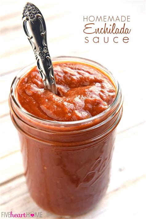 homemade-enchilada-sauce-fivehearthome image
