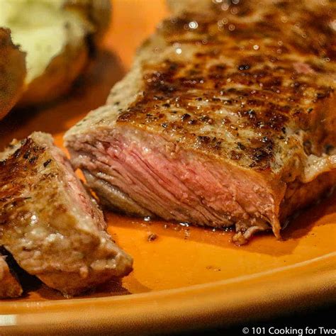 pan-seared-oven-roasted-strip-steak-101-cooking-for-two image
