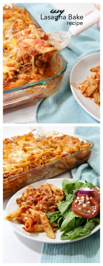 easy-lasagna-bake-with-penne-pasta-the-idea-room image