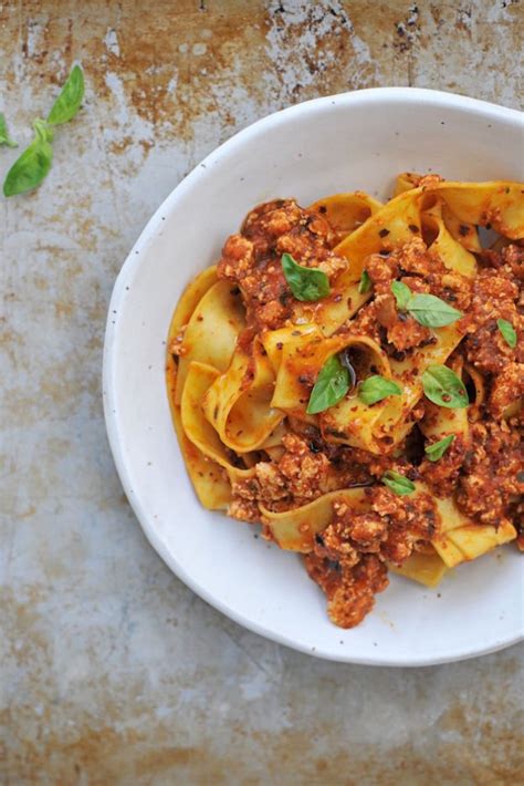 vegetarian-bolognese-with-tofu-honest-cooking image