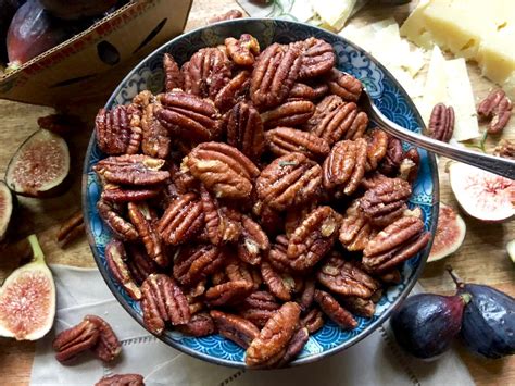 sweet-savory-roasted-pecans-a-hint-of-rosemary image