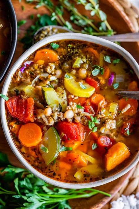 weight-loss-soup-turkey-vegetable-soup-the-food image
