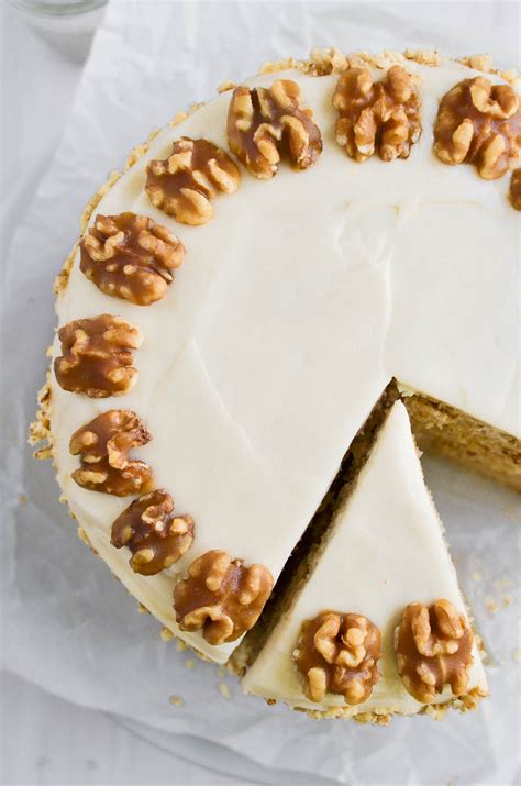 maple-walnut-cake-with-maple-cream-cheese image