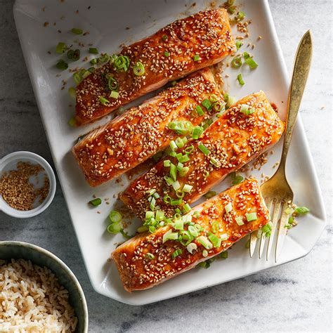 pan-roasted-sesame-salmon-eatingwell image