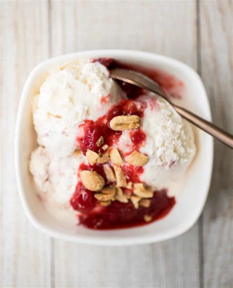 no-churn-vanilla-ice-cream-with-strawberry-jam-ahead image