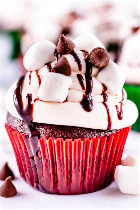 hot-cocoa-chocolate-cupcakes-a-classic-twist image