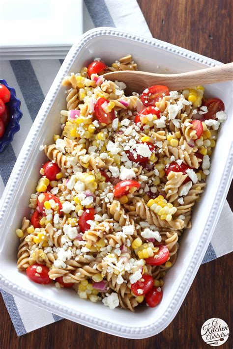 fresh-corn-and-tomato-pasta-salad-a-kitchen-addiction image