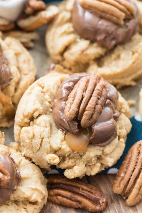turtle-peanut-butter-cookies-crazy-for-crust image
