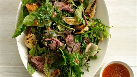 grilled-steak-salad-with-tomato-vinaigrette-recipe-bon image