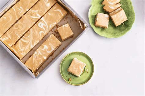 no-bake-dulce-de-leche-cheesecake-swirl-squares image