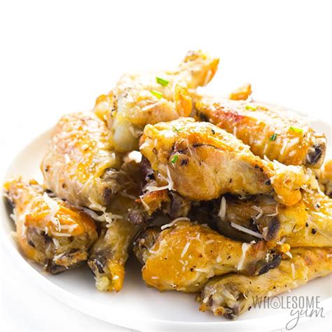 slow-cooker-garlic-parmesan-chicken-wings image