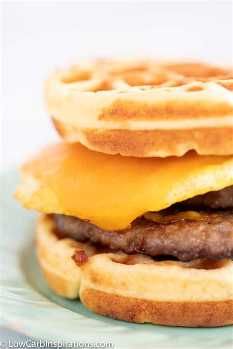 sausage-egg-and-cheese-keto-copycat-mcgriddle image