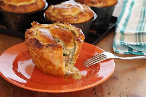 country-chicken-and-mushroom-pies-recipe-maggie image