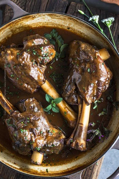 braised-lamb-shanks-with-rich-gravy-no-fail image