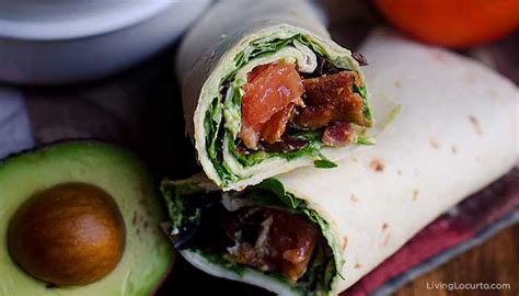 blt-wraps-with-homemade-guacamole-recipe-living image