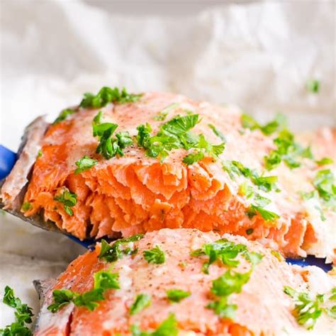 baked-salmon-in-foil-ukrainian-recipe-ifoodrealcom image