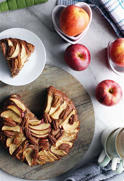 rustic-apple-cinnamon-pecan-cake-yay-for-food image