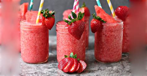 strawberry-slushie-recipe-diy-strawberry-slush-in-3-steps image