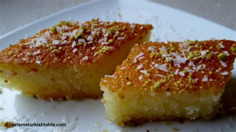 revani-a-deliciously-moist-semolina-cake-in-syrup image