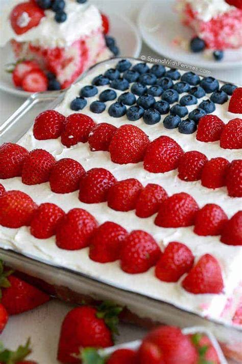 flag-cake-with-cheesecake-topping-spend-with-pennies image