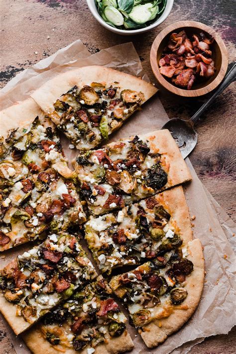 brussels-sprouts-bacon-pizza-easy-elegant image