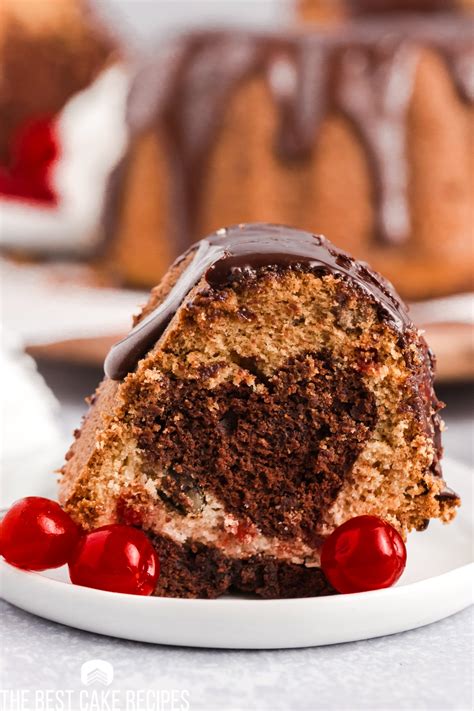 cherry-marble-cake-with-chocolate-glaze-the-best-cake image