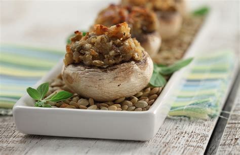 lentil-stuffed-mushrooms-lentilsorg image