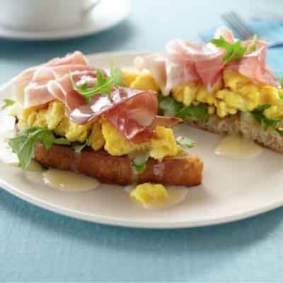 egg-toast-with-butter-sauce-recipe-land-olakes image