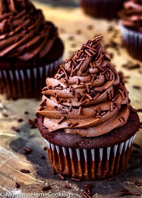 moist-fluffy-eggless-chocolate-cupcakes-mommys image