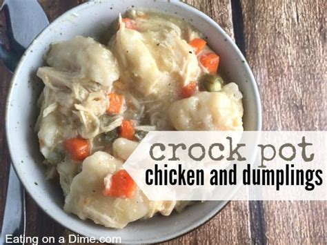 crockpot-chicken-and-dumplings-video-easy image