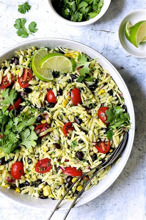 southwestern-orzo-pasta-salad-recipe-w-cilantro-lime image