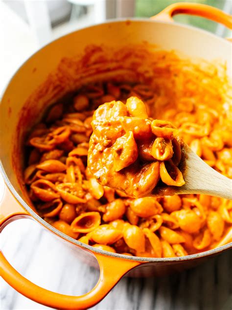 creamy-meat-sauce-one-pot-pasta-mad-about-food image