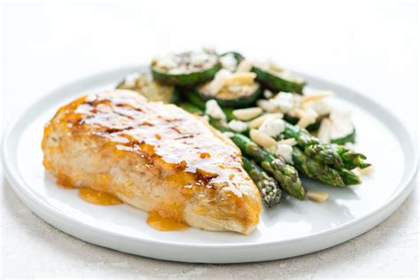 apricot-glazed-grilled-chicken-with-goat-cheese image