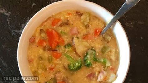 potato-ham-broccoli-and-cheese-soup-with-baby image