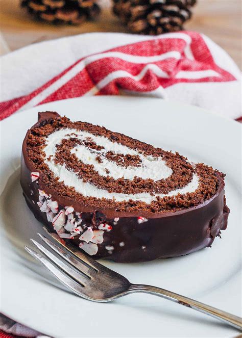 chocolate-peppermint-swiss-roll-recipe-simply image