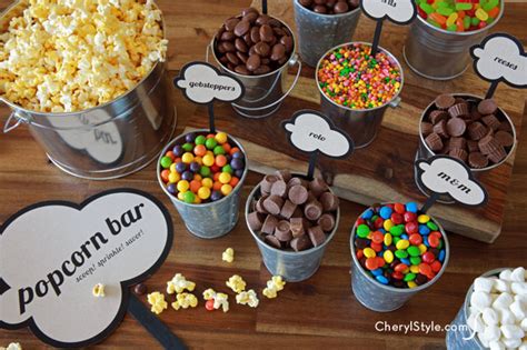 diy-popcorn-bar-with-printable-labels-everyday-dishes image