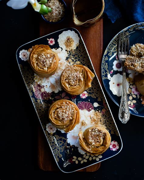 almond-and-walnut-baklava-scrolls-my-familys-food image
