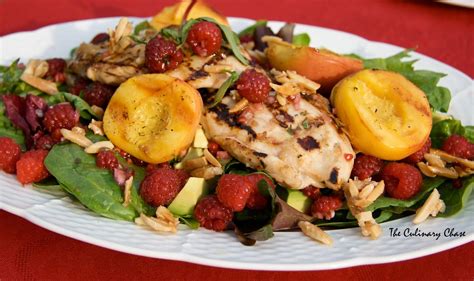 raspberry-chicken-with-grilled-peaches-the-culinary image